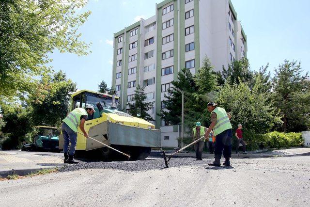 Çankaya’da asfalt çalışmaları hız kesmiyor