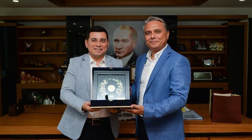 Başkan Uysal, ABB&rsquo;yi ağırladı