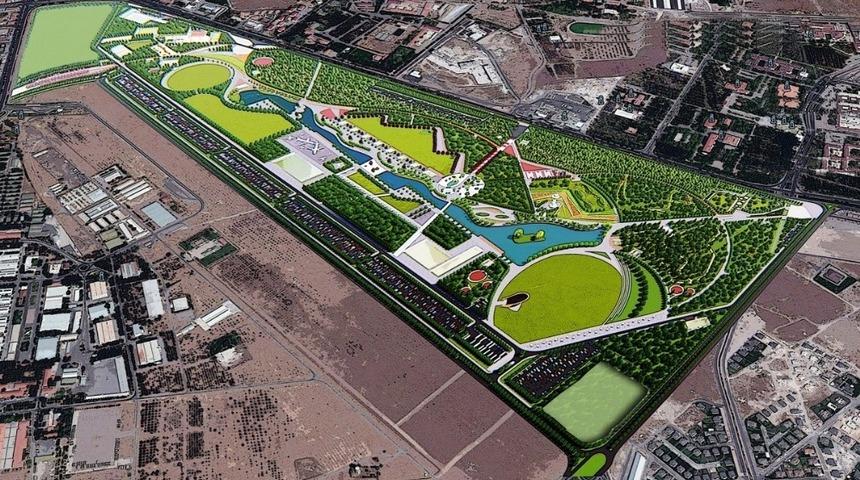 Başkan B&uuml;y&uuml;kkılı&ccedil;, Hava İkmal Millet Bah&ccedil;esi projesiyle ilgili a&ccedil;ıklamalarda bulundu