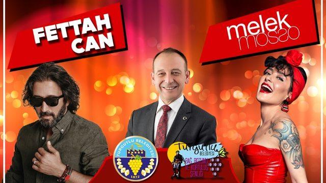 Melek Mosso ve Fettah Can Turgutlu’da sahne alacak