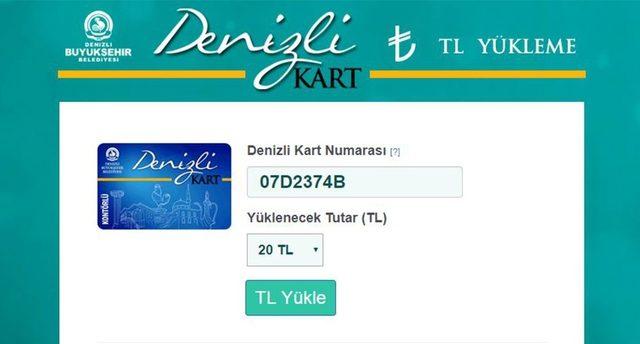 Denizli’de toplu ulaşımda online ödeme kolaylığı