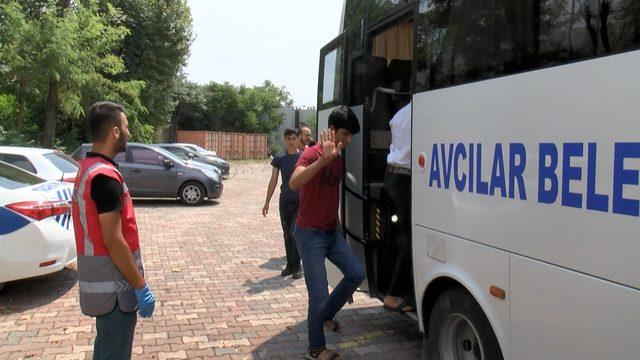 Avcılar'da kaçak göçmen operasyonu