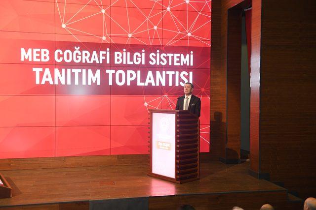 Milli Eğitim Bakanlığı Coğrafi Bilgi Sistemi tanıtıldı