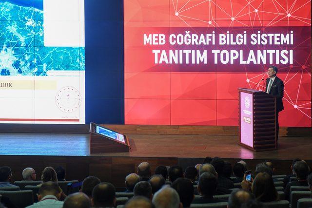 Milli Eğitim Bakanlığı Coğrafi Bilgi Sistemi tanıtıldı