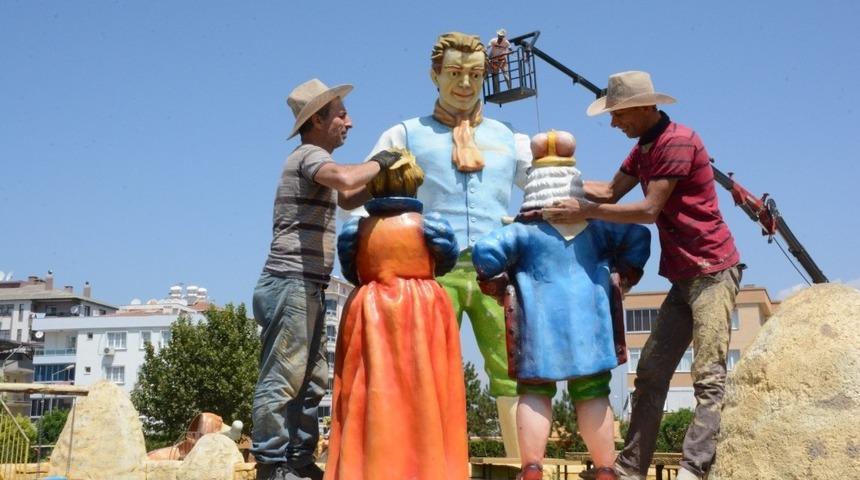 Torbalı’da bakımsız kalan masal parkı tadilata alındı