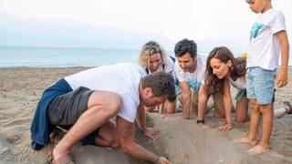  Kıvanç Tatlıtuğ caretta carettaları denize kavuşturdu