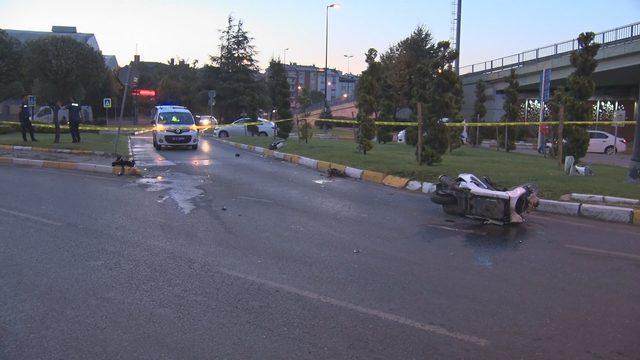 Bahçelievler'de motosiklet kazası: 1 ölü, 1 yaralı