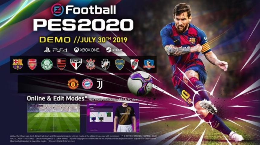 eFootball PES 2020 Demo’yu PS4 ve Xbox One’da oynayabilirsiniz