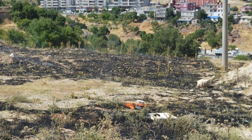 Besni&rsquo;de anız yangını korkuttu