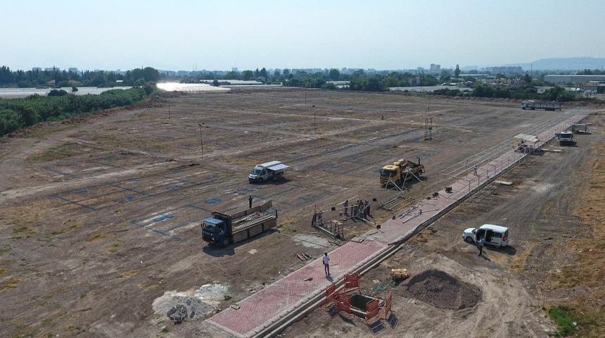 Muratpaşa kurban pazarı hazırlıklarını tamamladı