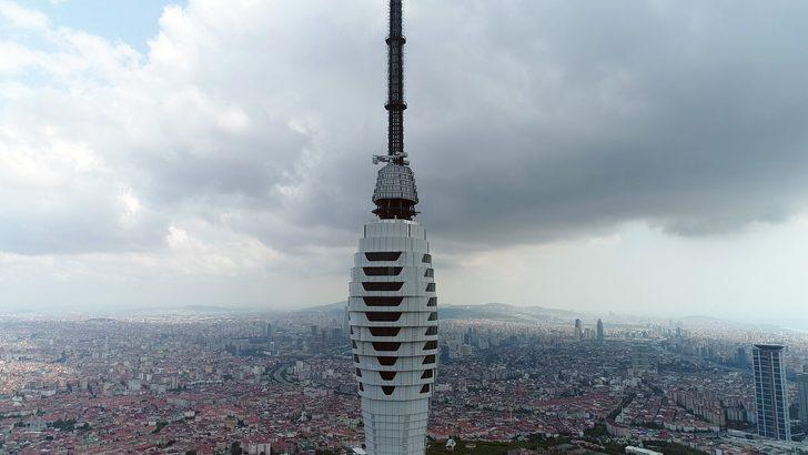 Çamlıca TV-Radyo Kulesi inşaatında sona yaklaşılıyor G1