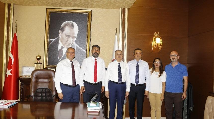 Baro Başkanı Yeşilboğaz, Vali Su ile kent protokolünü makamında ağırladı