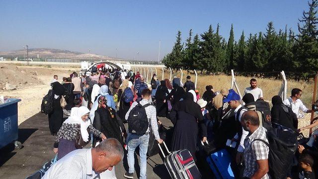 Ülkesine bayrama giden Suriyelilerin sayısı 12 bine ulaştı