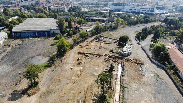 Haydarpaşa’daki kazı alanında bu kez de kilise kalıntıları bulundu