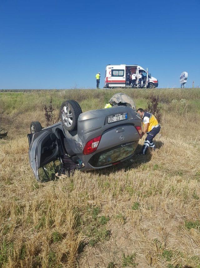 Sandıklı’da trafik kazası, 1 yaralı