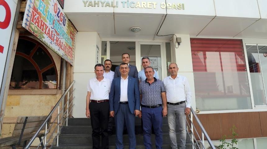 KAYSO Başkanı B&uuml;y&uuml;ksimitci, Kayseri İl ve İl&ccedil;elerdeki Odaları Ziyaret Etti