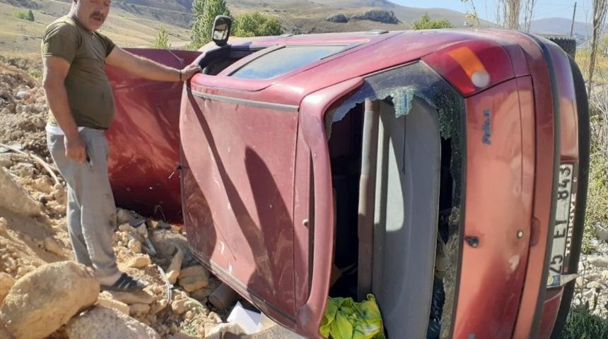 Bayburt&rsquo;ta trafik kazası: 1 yaralı