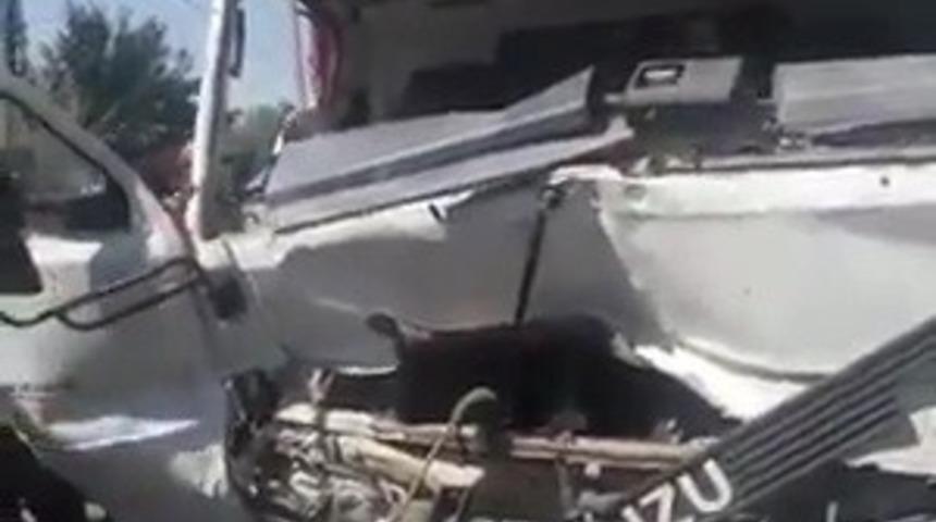 Iğdır&rsquo;da trafik kazası: 1 yaralı