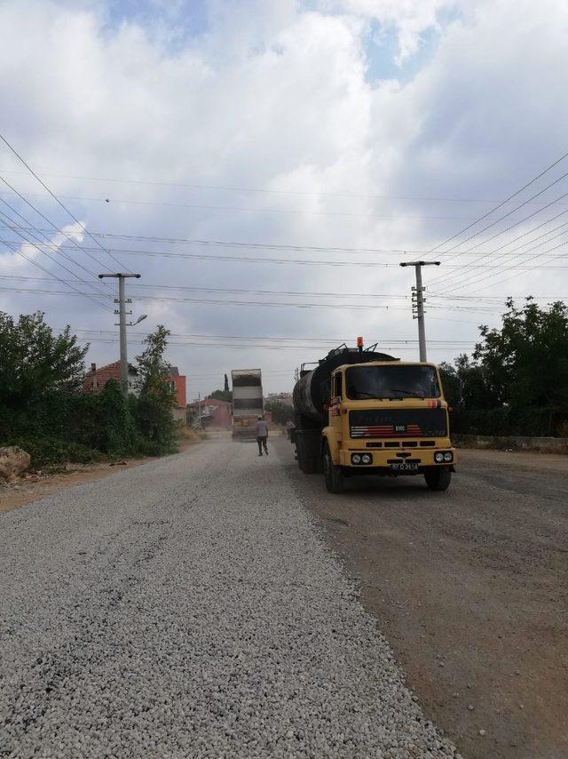 Kepez Belediyesinden yol çalışması