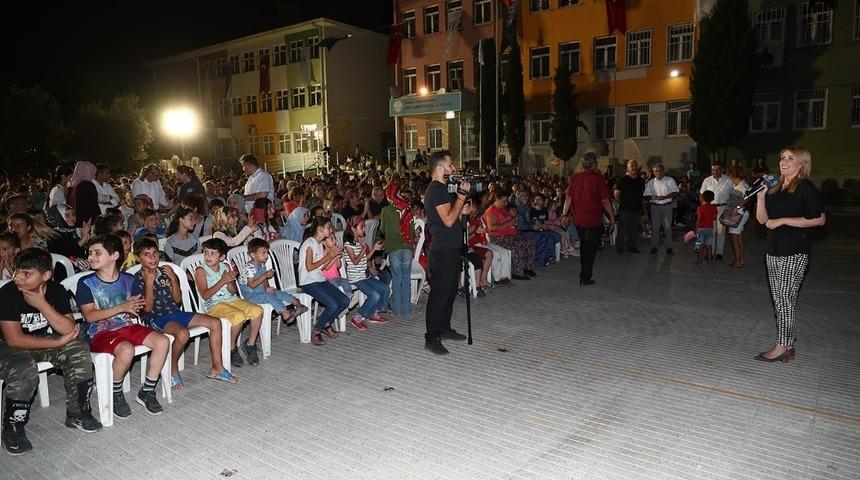 Merkezefendi’de 2 bin kişi ‘Açık Hava Sineması’nda buluştu