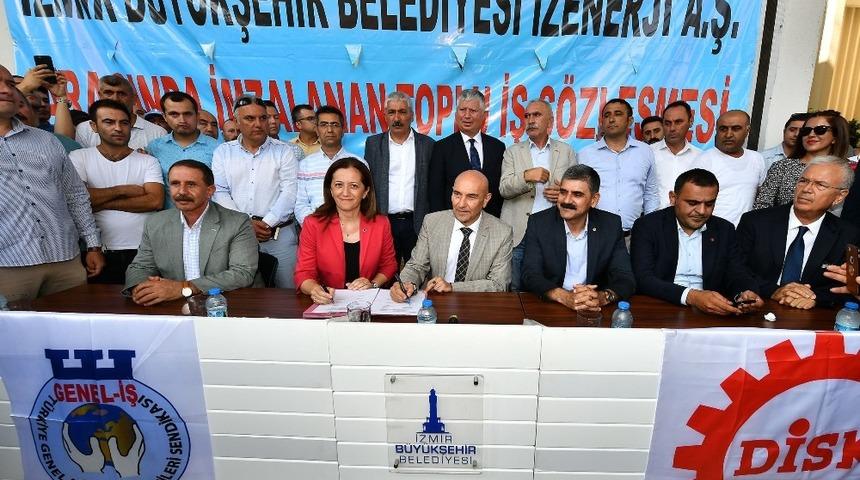 B&uuml;y&uuml;kşehir de toplu s&ouml;zleşme sevinci
