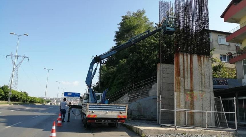 Yanlış yapılan &uuml;st ge&ccedil;it s&ouml;k&uuml;lmeye başlandı