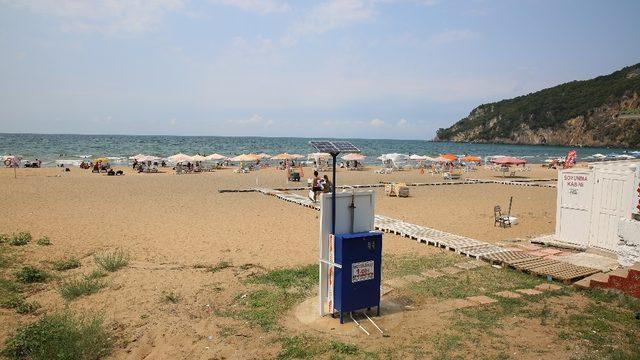 İnkumu’na güneş enerjili duşmatik