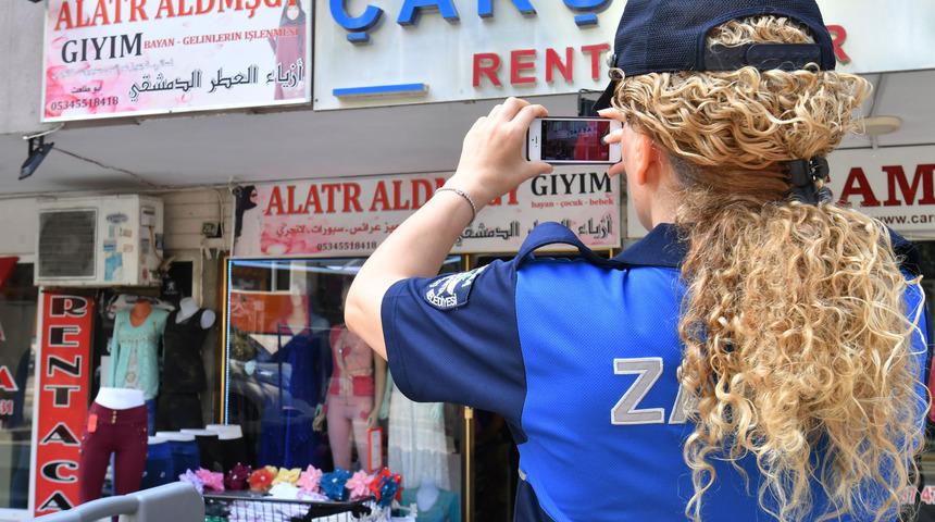 Bursa'da yabancı dildeki tabelalar Türkçeye çevriliyor