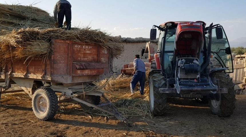 Hayvanların kışlık yiyecekleri zahmetler i&ccedil;inde hazırlanıyor