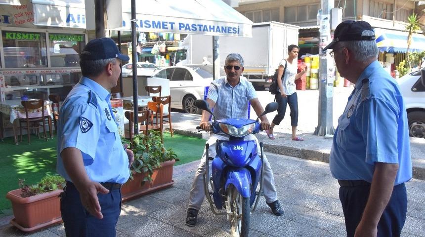 İncirliova sevgi yolunda motosiklet denetimi sıklaştırıldı