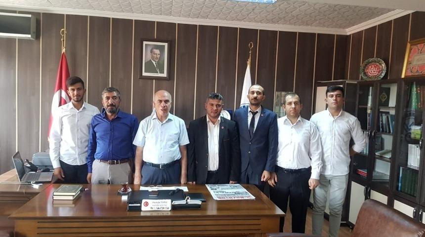 Yeniden Refah Partisi&rsquo;nden M&uuml;ft&uuml; Topal&rsquo;a ziyaret