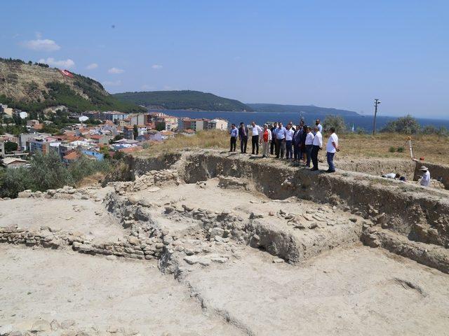 Eceabat Maydos Höyüğünde kazı çalışmaları devam ediyor