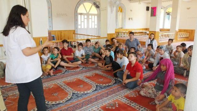 Balıkesir’de öğrencilere camide hijyen eğitimi verildi