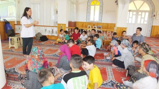 Balıkesir’de öğrencilere camide hijyen eğitimi verildi