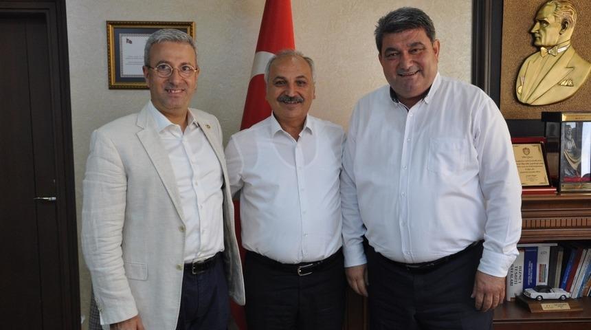 CHP’li Gökçel ve Antmen’den Başkan Dinçer’e ziyaret