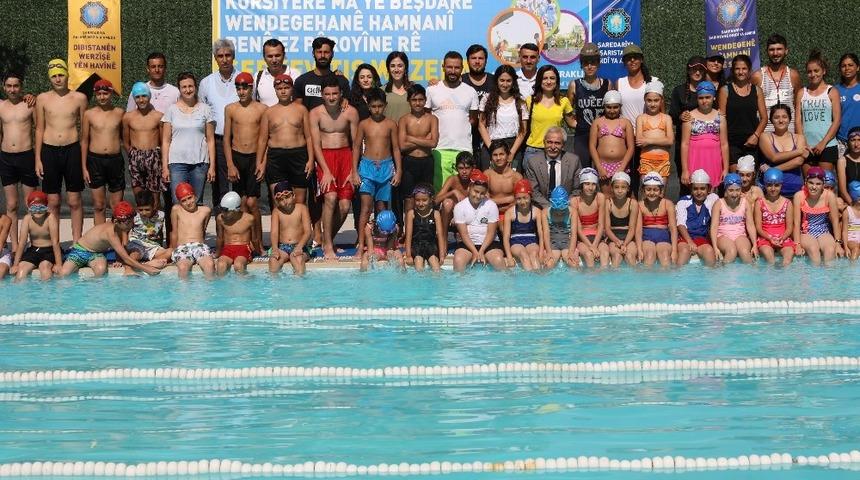 Başkan Mızraklı&rsquo;dan yaz spor okullarına ziyaret