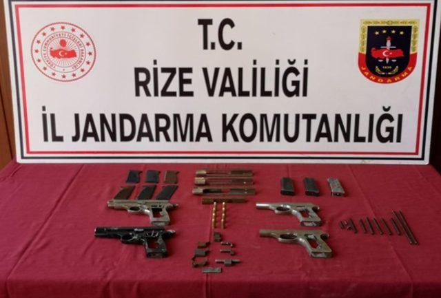 Rize’de jandarmadan silah operasyonu