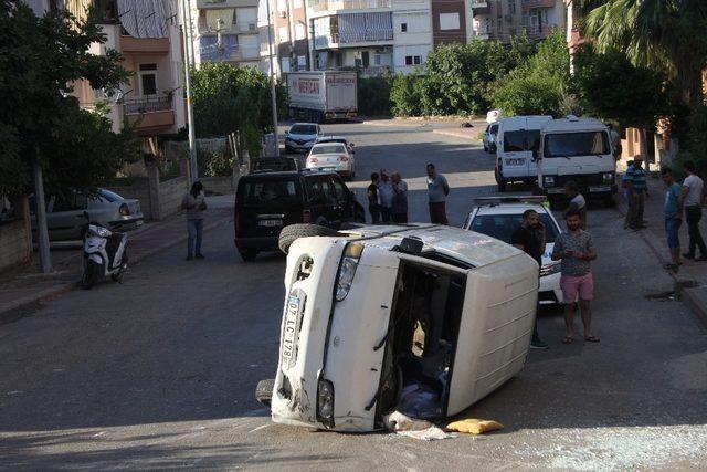 Manavgat’ta trafik kazası: 1 yaralı