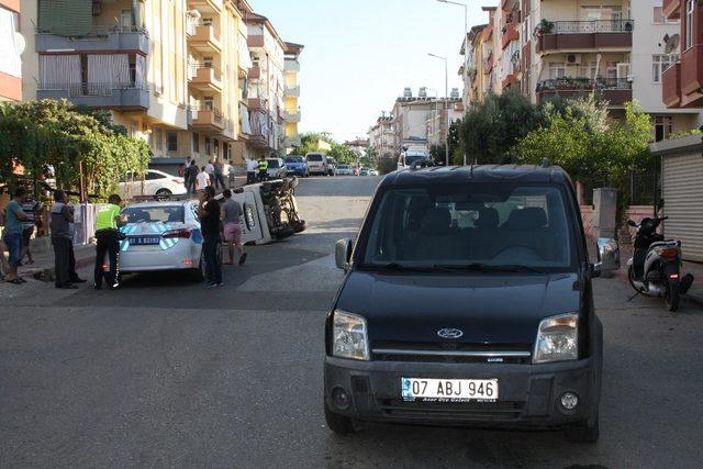 Manavgat’ta trafik kazası: 1 yaralı