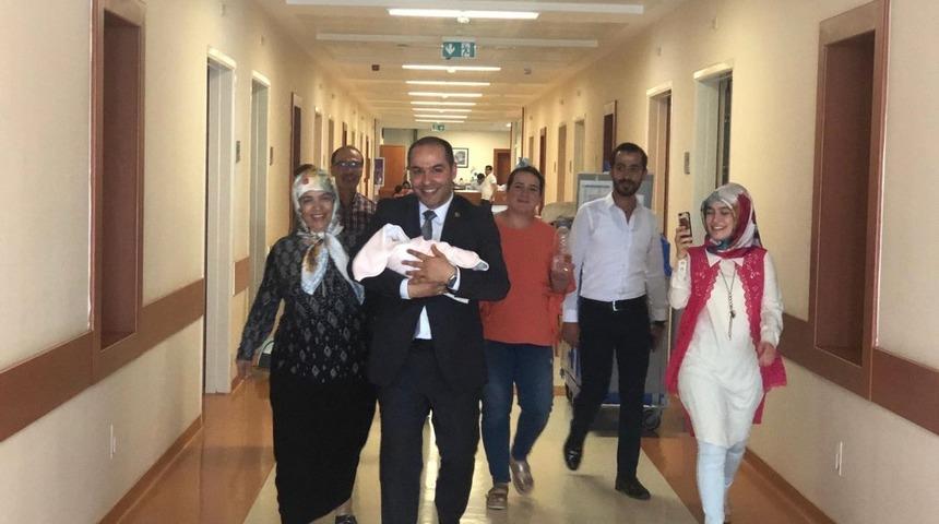 MHP İl Başkanı Muzaffer &Ccedil;elik baba oldu