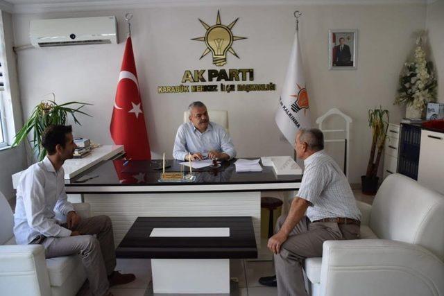 AK Parti teşkilatı vatandaşların istek ve taleplerini dinledi