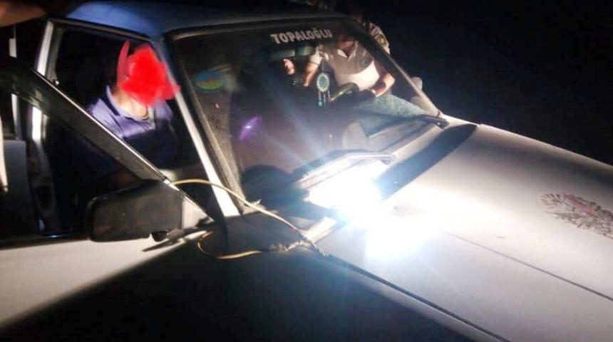 Gece avı yapan şahısların otomobili kamuya geçirildi