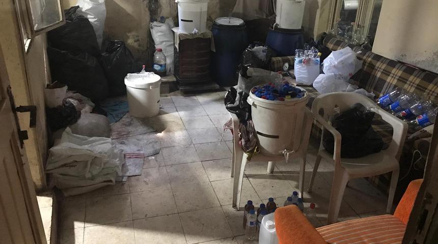 Adana'da sahte içki operasyonu