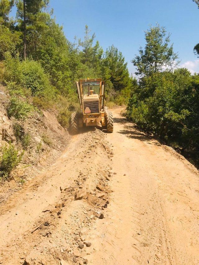 Alanya Belediyesinden yayla yollarına bakım