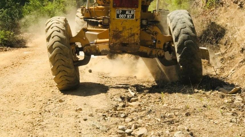 Alanya Belediyesinden yayla yollarına bakım