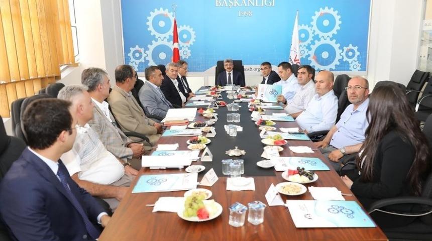 Van OSB&rsquo;de m&uuml;teşebbis heyet toplantısı
