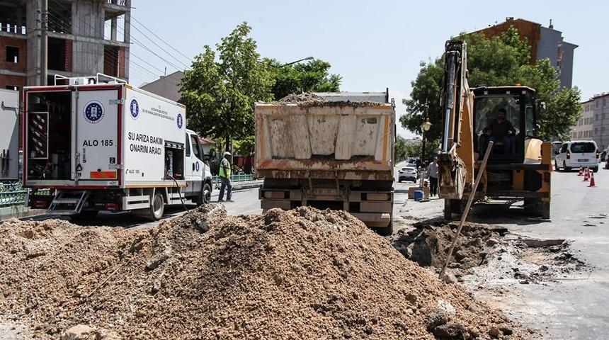 Deforme olan i&ccedil;me suyu hatları yenileniyor