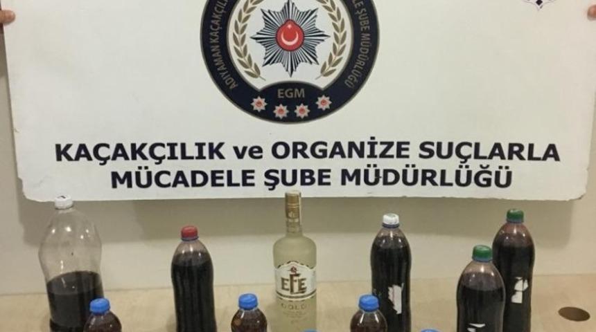 Operasyonda sahte i&ccedil;ki ele ge&ccedil;irildi