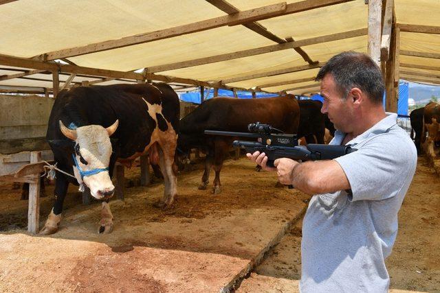 Kurban yakalama timi bayrama hazır