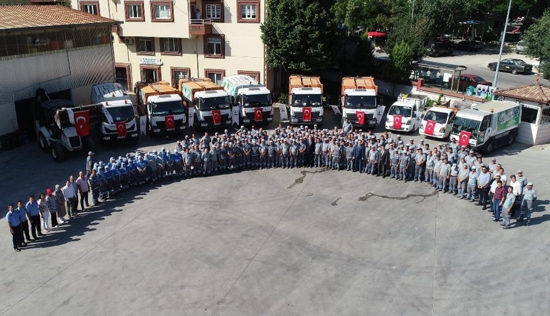 Pamukkale Belediyesi temiz bir il&ccedil;e i&ccedil;in hizmetlerine devam ediyor